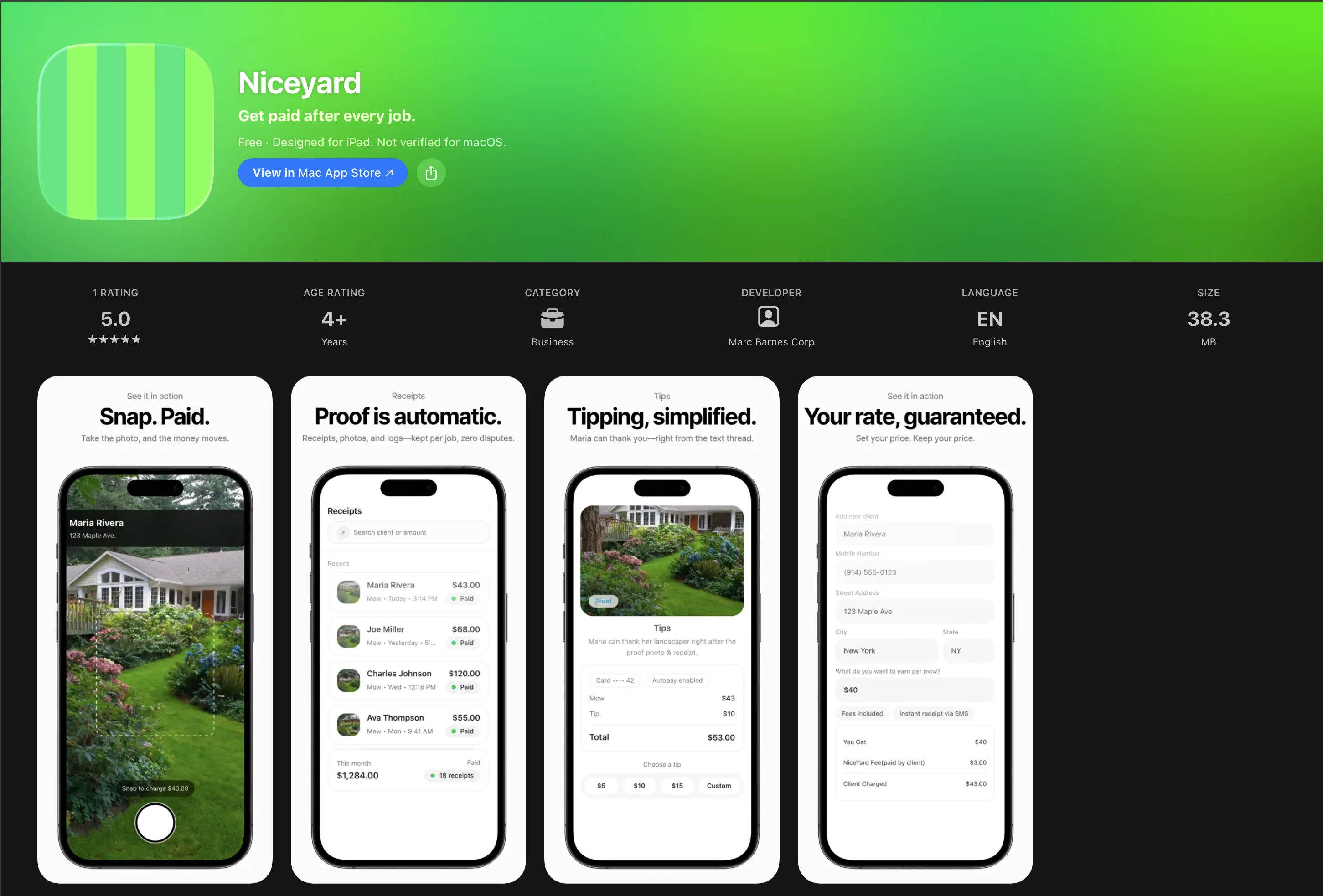 NiceYard screenshot 2